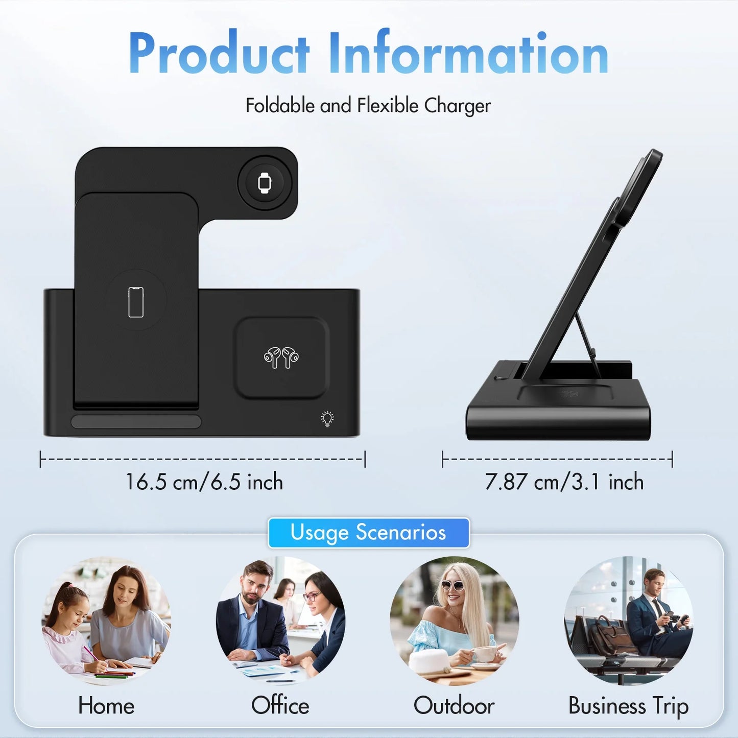 15W Wireless Charging Station