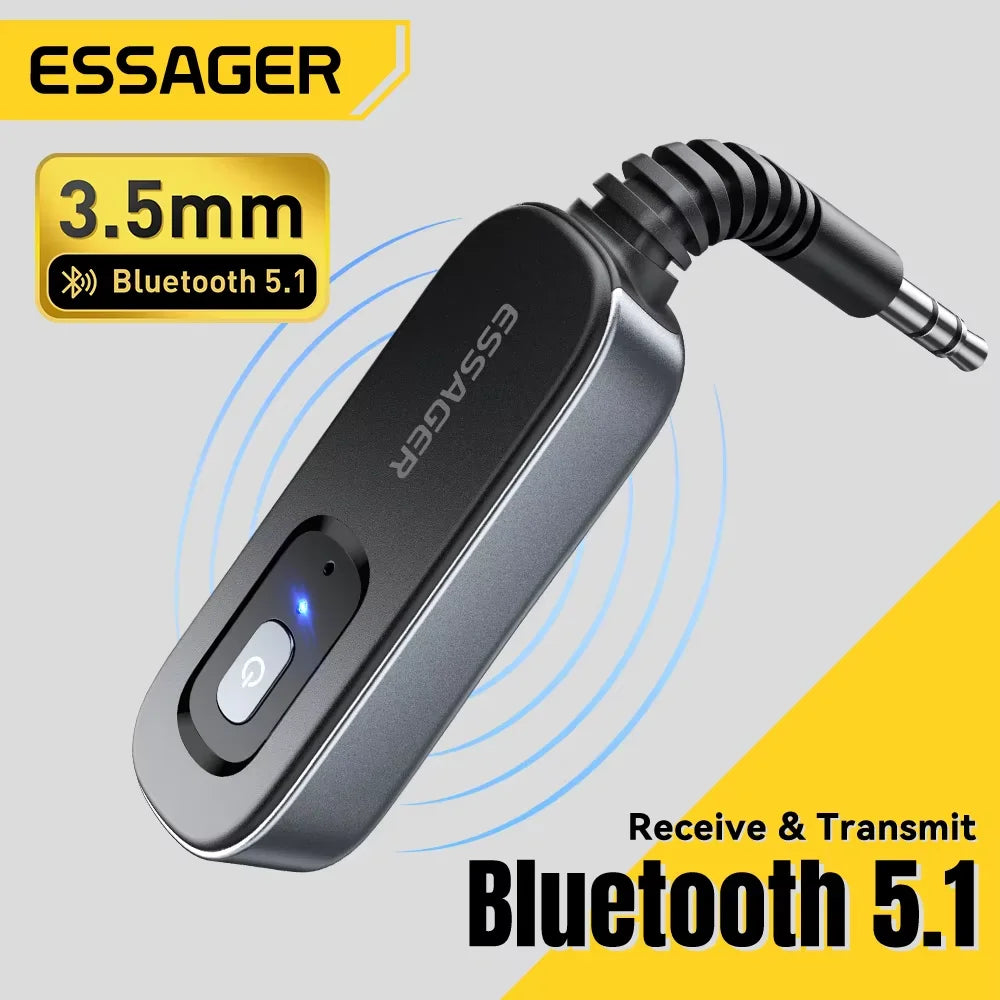 Bluetooth 5.1 Audio Receiver Transmitter With Mic 