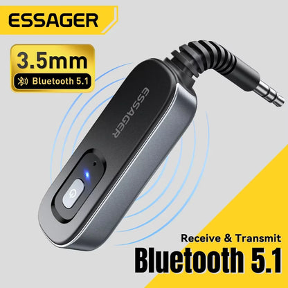 Bluetooth 5.1 Audio Receiver Transmitter With Mic 