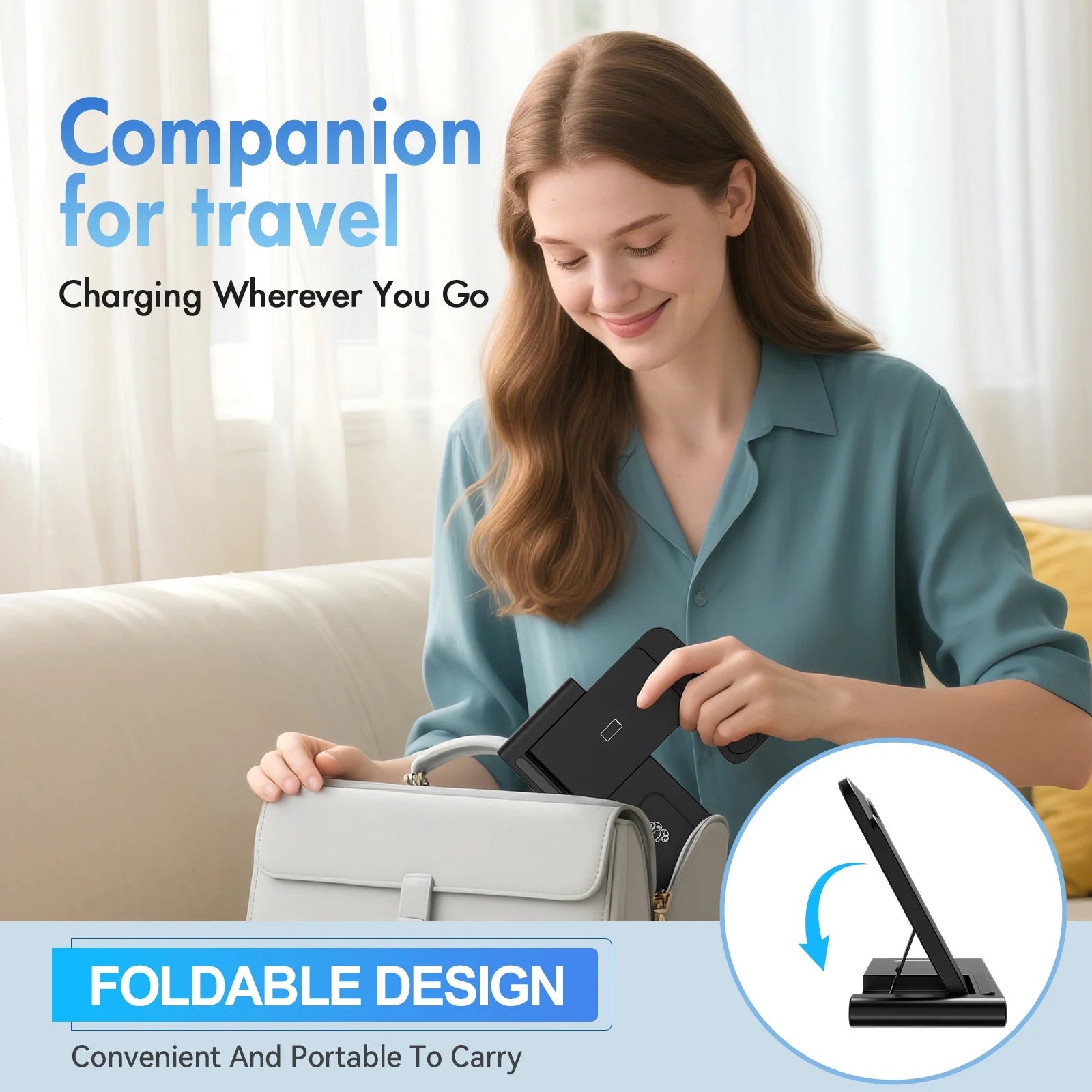 15W Wireless Charging Station 