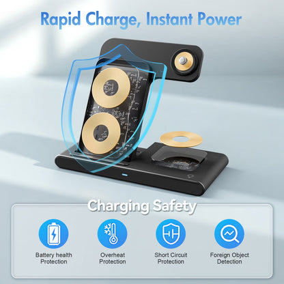 15W Wireless Charging Station 