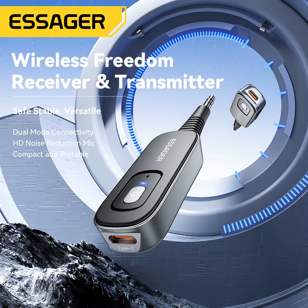Bluetooth 5.1 Audio Receiver Transmitter With Mic 